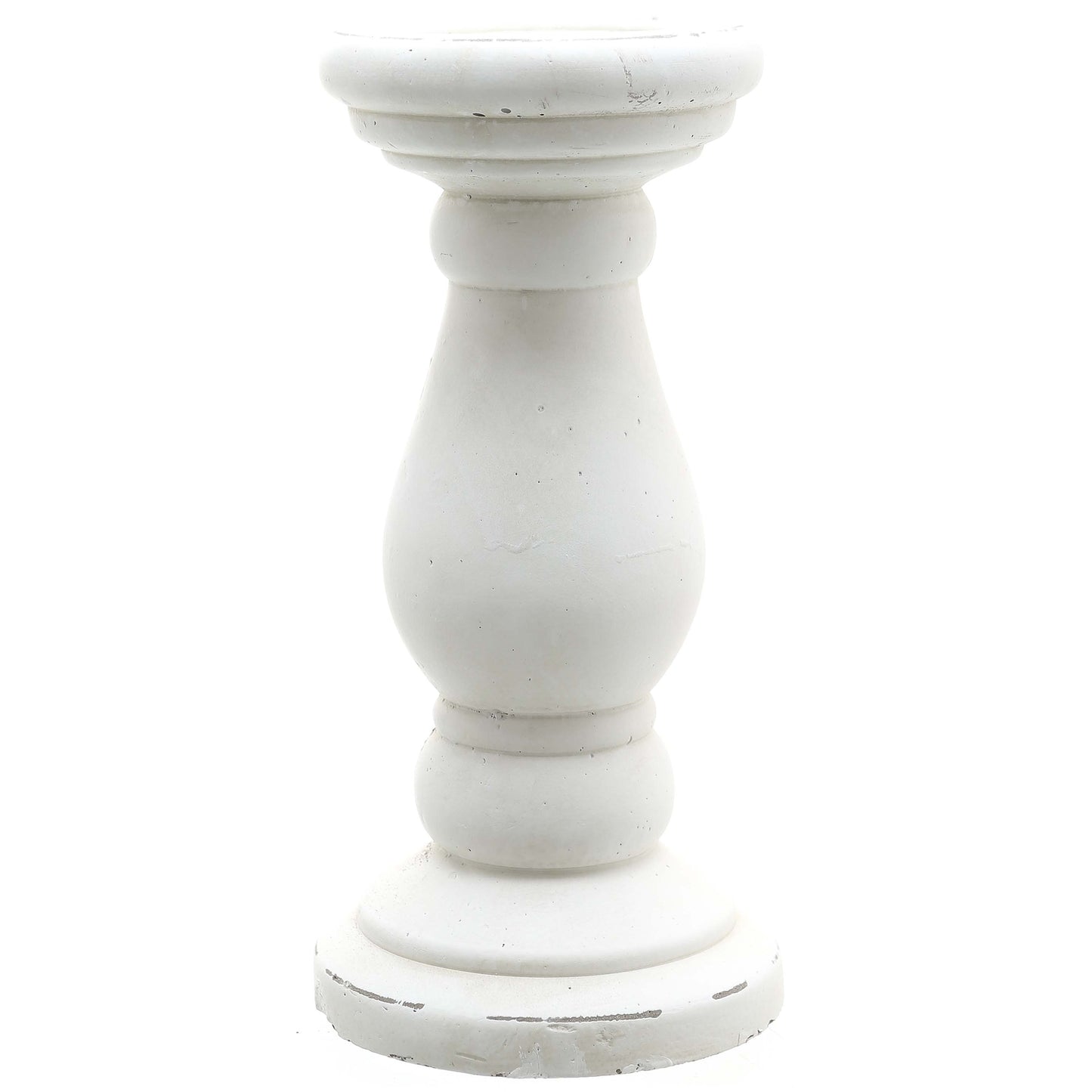 Matt White Ceramic Candle Holder