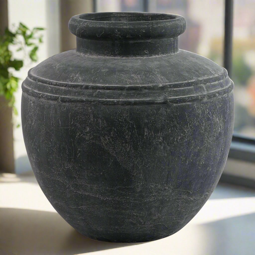 Amalfi Large Grey  Water Pot