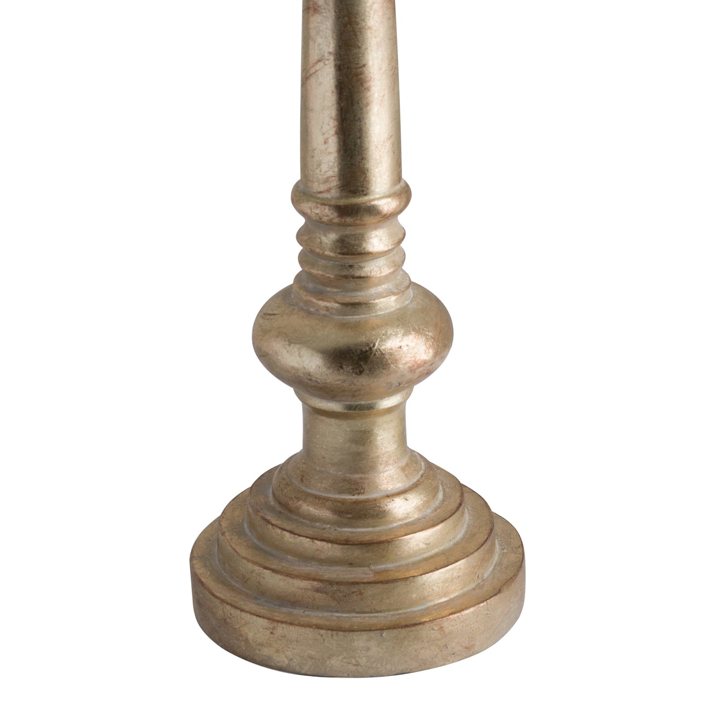 Antique Brass Effect Candle Holder