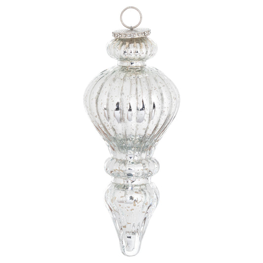 The Noel Collection Large Silver Statement Bauble