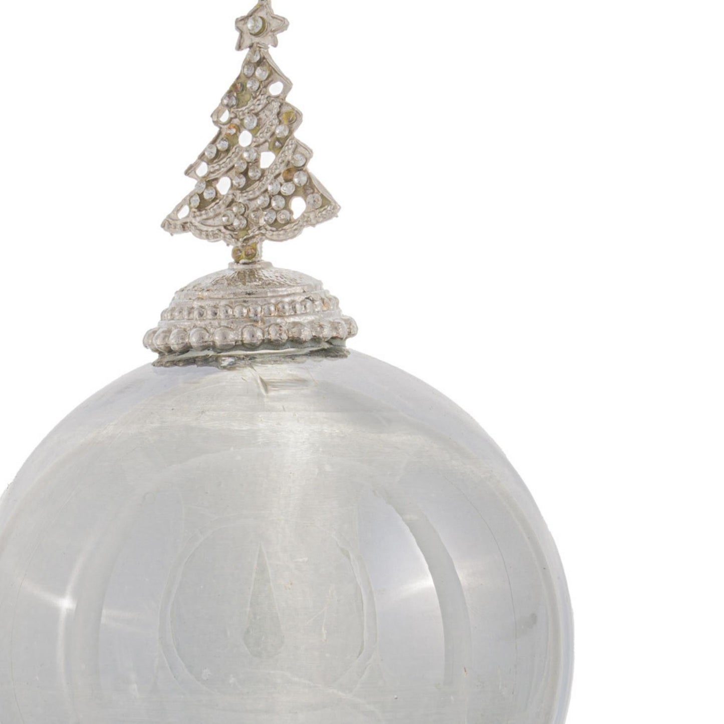 The Noel Collection Smoked Midnight Tree Top Bauble