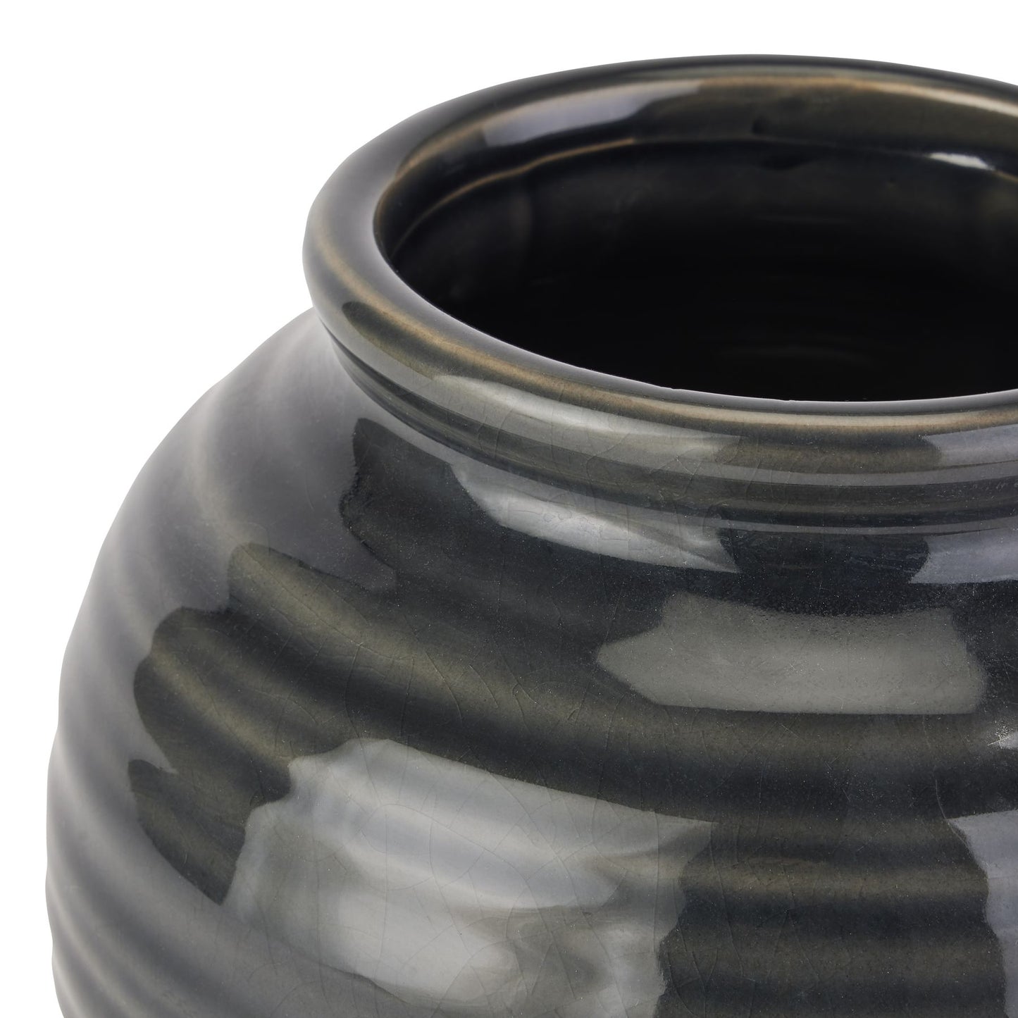 Seville Collection Navy Squat Vase