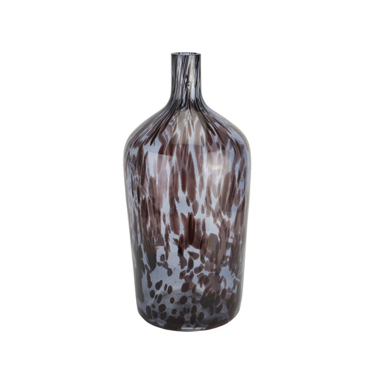 Black Dapple Bottle Vase