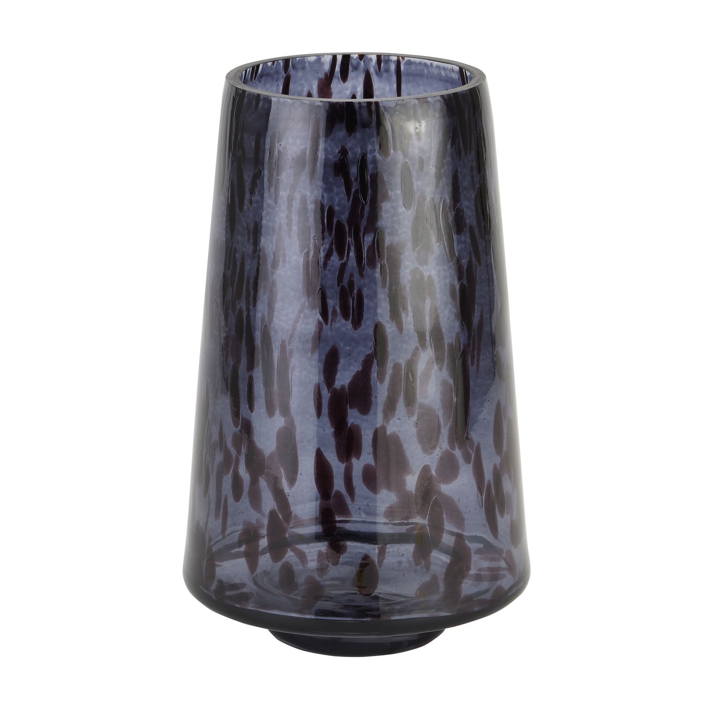 Black Dapple Tapered Vase